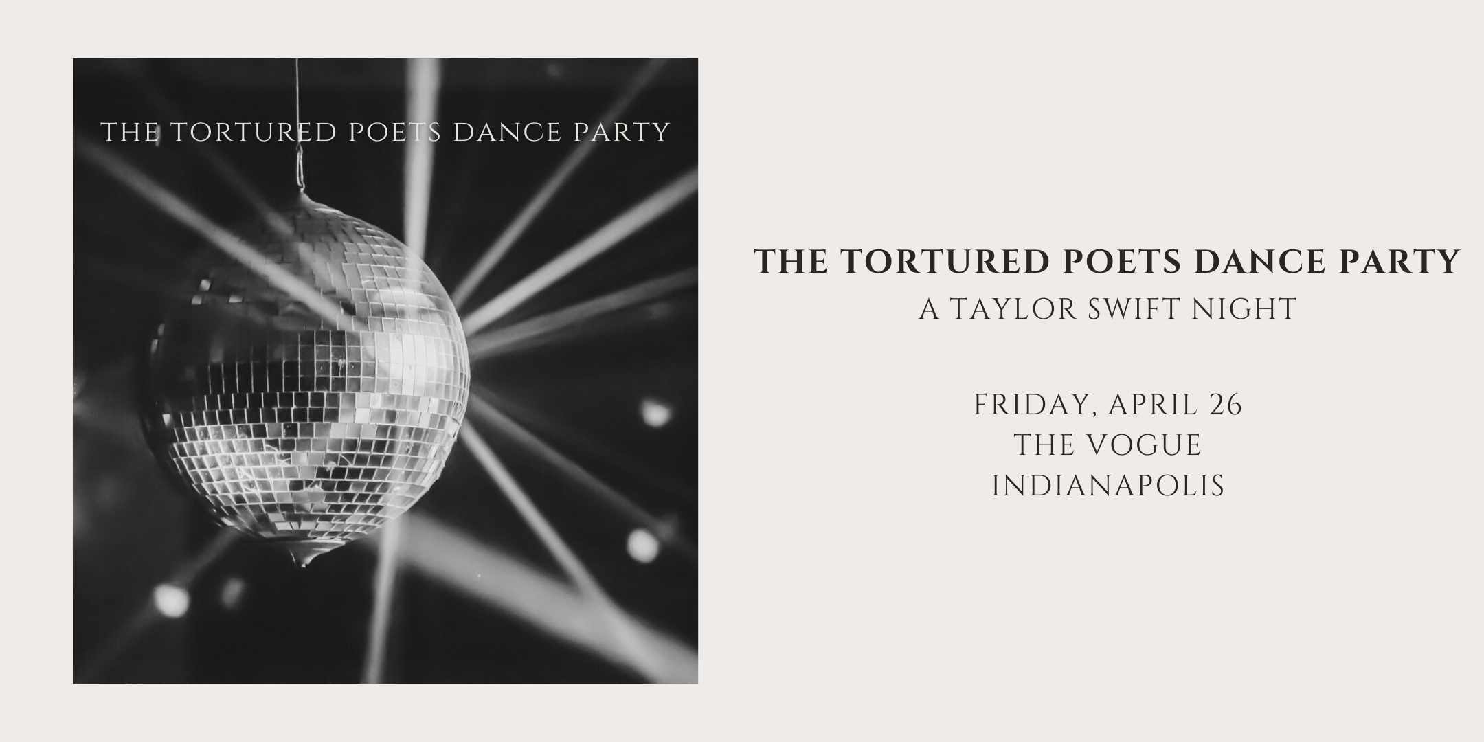 The Tortured Poets Dance Party: A Taylor Swift Night